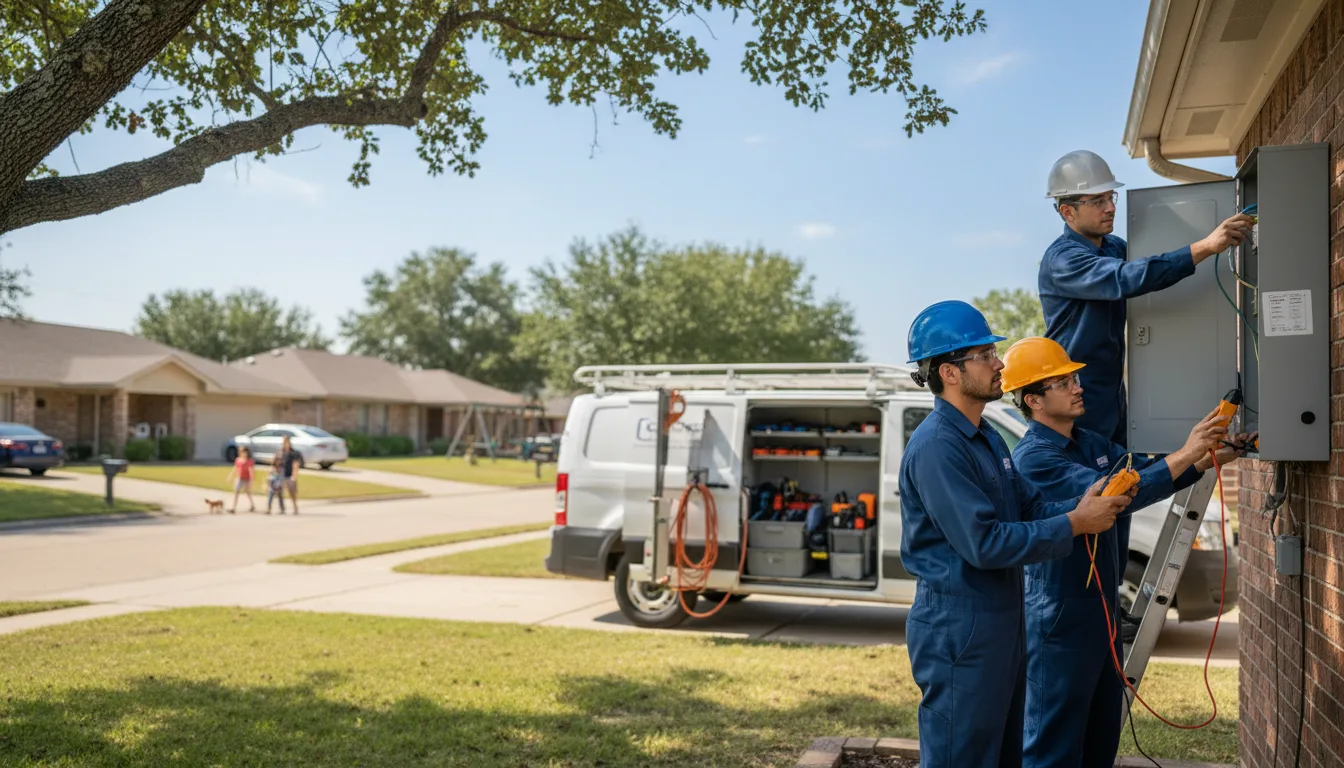 Certified electrician providing emergency electrical services in Hillsboro, KS